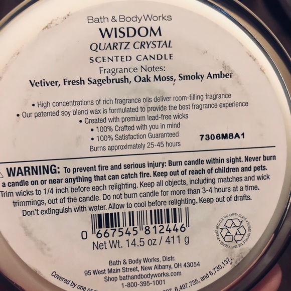 ❤️SOLD❤️Bath & Body Works Candle - Picture 3 of 3